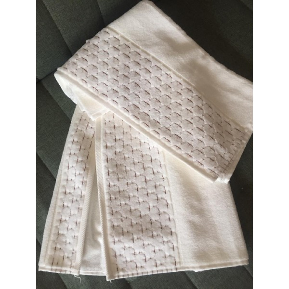 Özdilek Adria Kalpli El Havlusu - 50 x 90 cm - Beyaz El / Yüz Havlusu Fiyatı