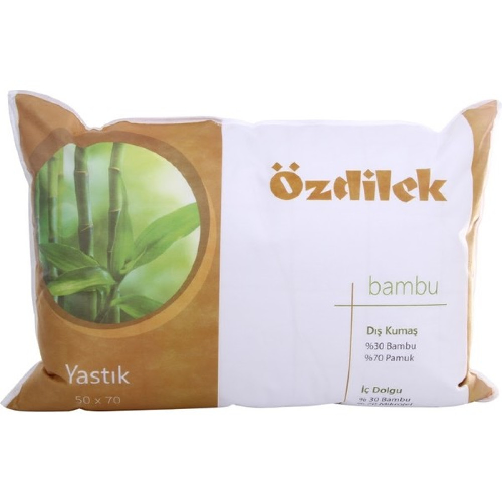 Özdilek Bambu Yastık - 50 x 70 cm - Beyaz Yastık Fiyatı