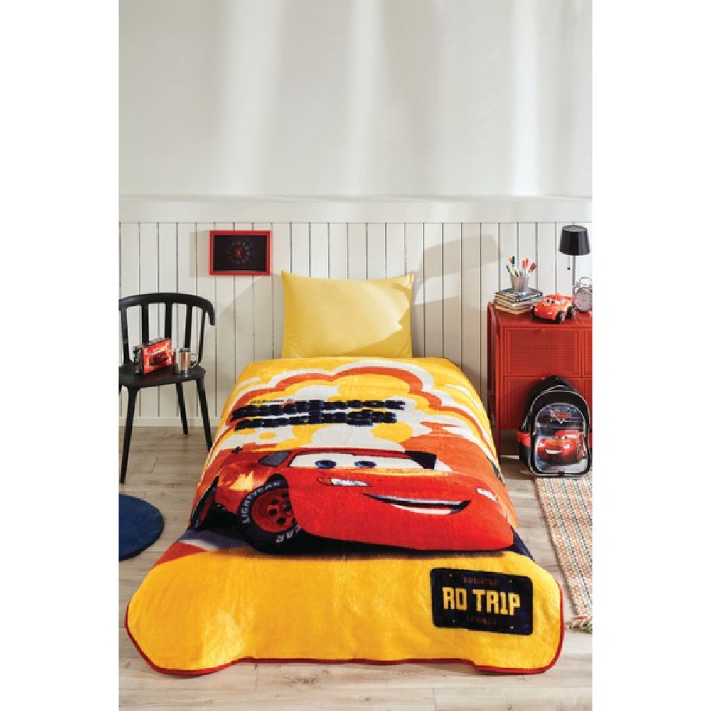 Özdilek Cars Radiator Disney Lisanslı Tek Kişilik Çocuk Battaniyesi 155X215 - 155 x 215 cm - Renkli Battaniye Fiyatı