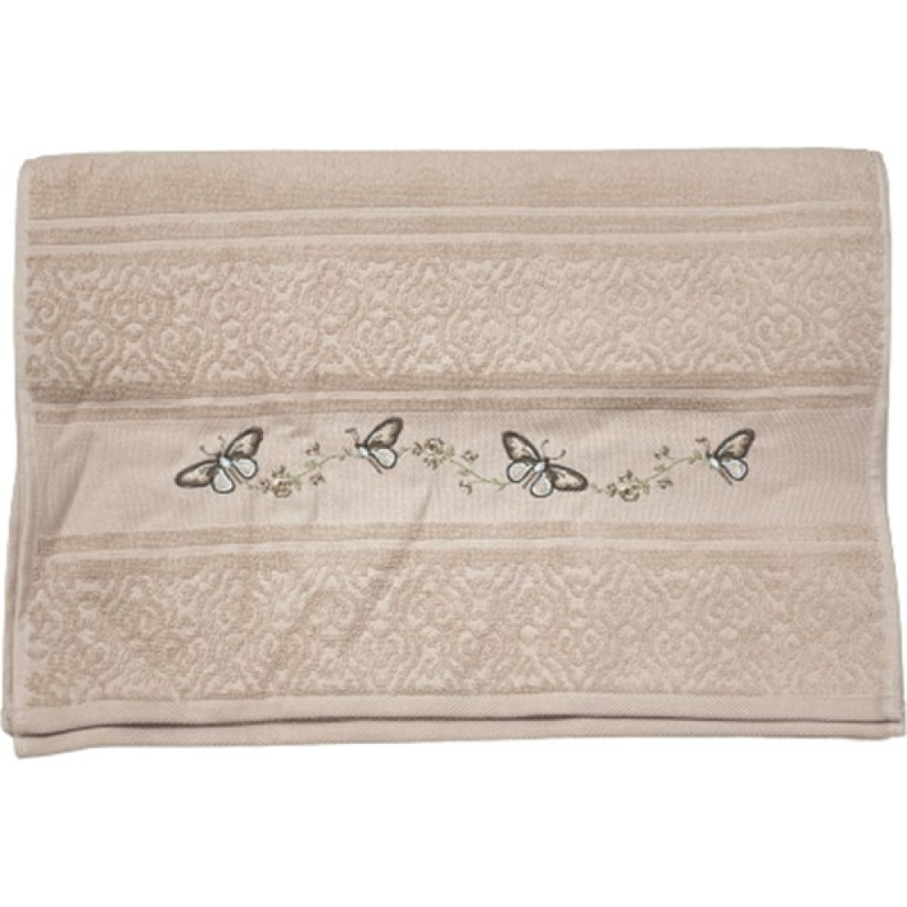 Özdilek El Yüz Havlusu Floret Nakışlı 50 x 90 cm ZSNH16 - Kahve El / Yüz Havlusu Fiyatı