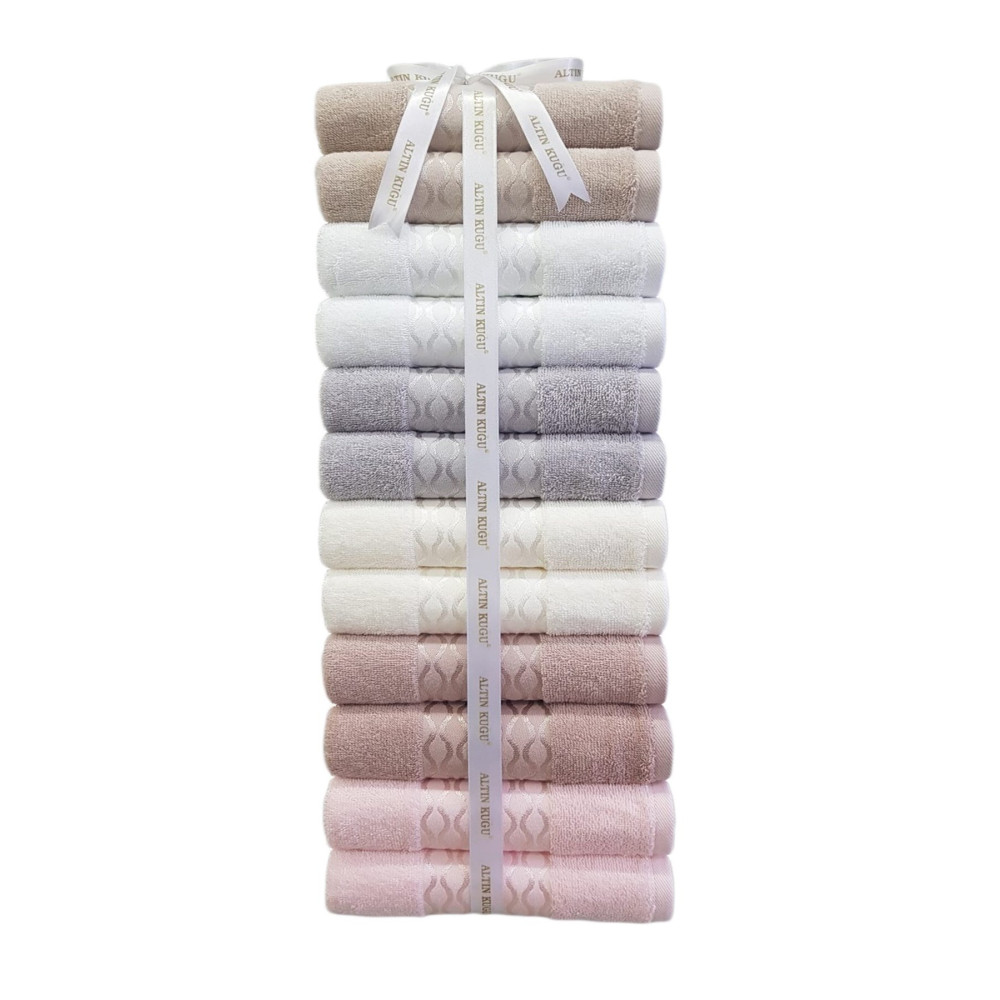 Özdilek Elissa Yüz Havlusu 12 Adet-6 Renk- 50x80 Cm Banyo Havlusu Fiyatı