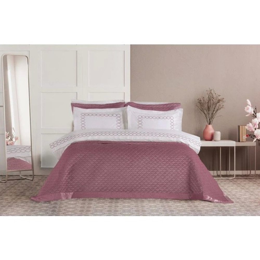 Özdilek Gelın Setı Yat.ort. Freesıa Murdum - Mürdüm - 240 x 250 cm Yatak Örtüsü Fiyatı