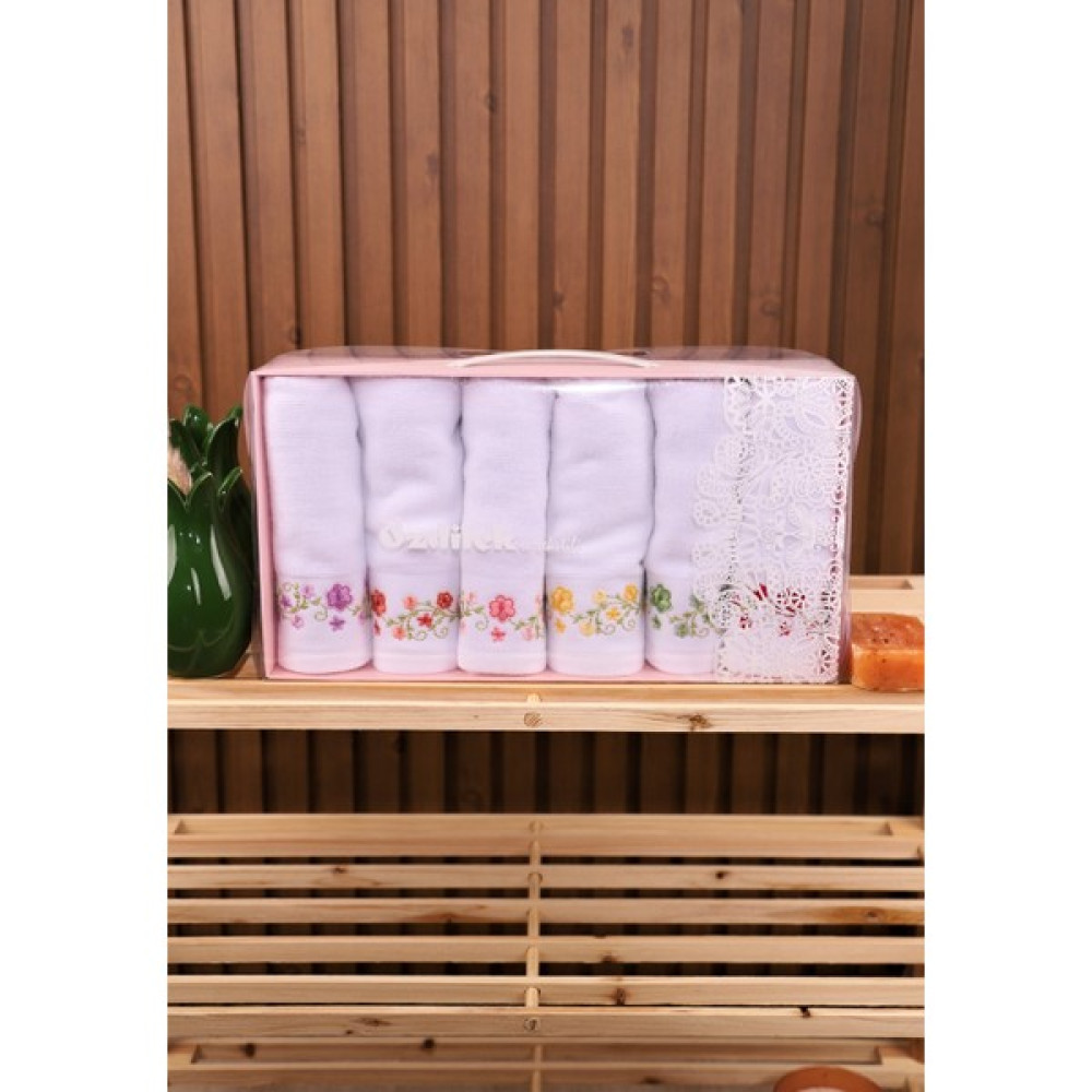 Özdilek Hale 6'lı Çeyizlik Işlemelik 30 x 50 Mutfak Havlusu - 30 x 50 cm - Beyaz El / Yüz Havlusu Fiyatı