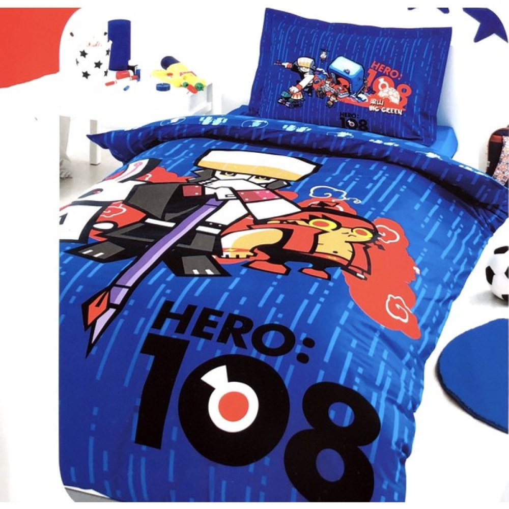 Özdilek Hero 108 Tek Kişilik Nevresim Takımı Ranforce - Mavi - 160 x 220 cm Bebek Nevresim Takımı Fiyatı