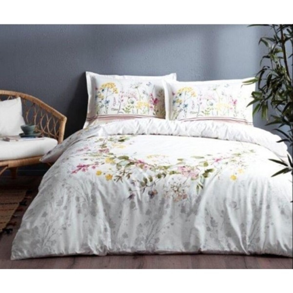 Özdilek Jardin De Flor Çift Kişilik Nevresim Takımı - 200 x 220 cm - Beyaz Nevresim Takımı Fiyatı