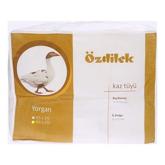 Özdilek Kaz Tüyü 195x215 cm Çift Kişilik Yorgan