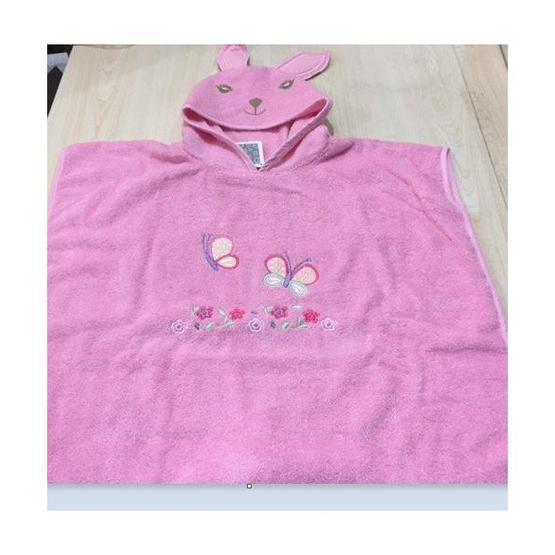 Özdilek Rabbit Pembe 1-2 Yaş Nakışlı Panço Kız Bornoz Bornoz Fiyatı