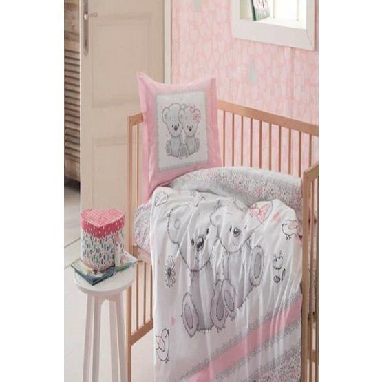 Özdilek Rf Pembe Spring Time Bebek Nevresim Takımı