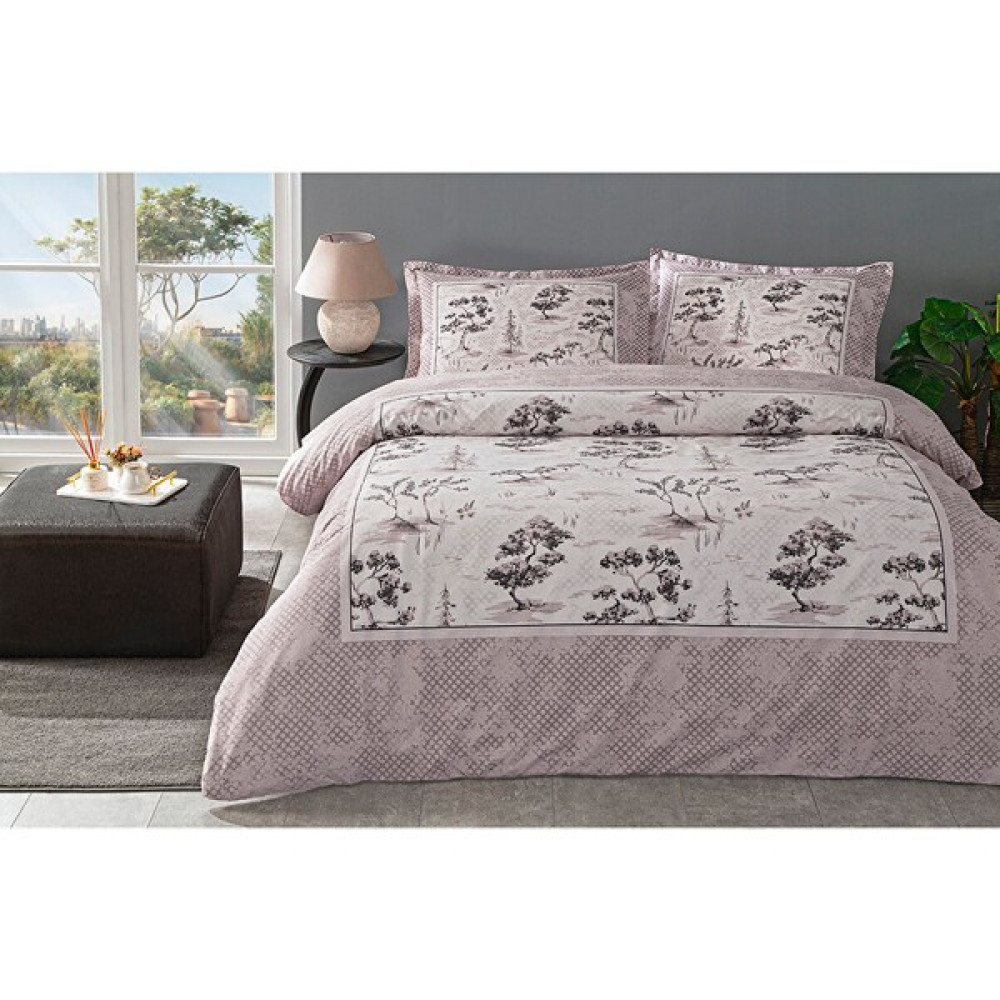 Özdilek Toile De Jouy Battal Boy Nevresim Takımı - Pudra - 220 x 240 cm Nevresim Takımı Fiyatı