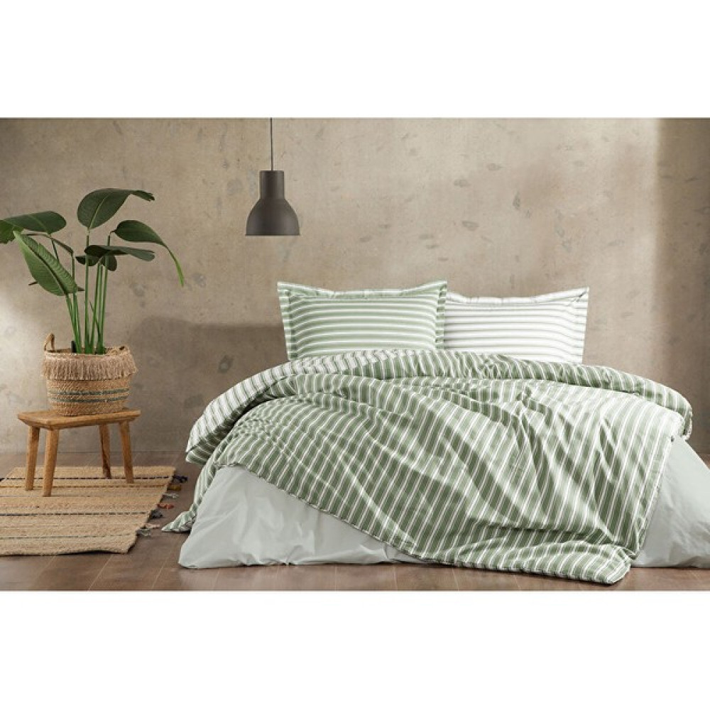 Özdilek Trioline Çift Kişilik Nevresim Takımı Yeşil - 200 x 220 cm Nevresim Takımı Fiyatı