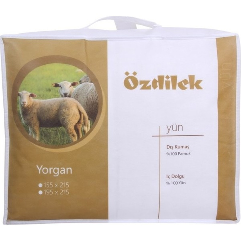 Özdi̇Lek Yorgan-Çift Kişilik Yün Yorgan 195X215 Cm - 195 x 215 cm Yorgan Fiyatı