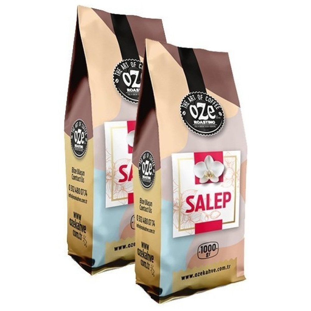 Oze Toz Salep 1000 gr x 2 - 1 kg - Cafe Crema Diğer Fiyatı
