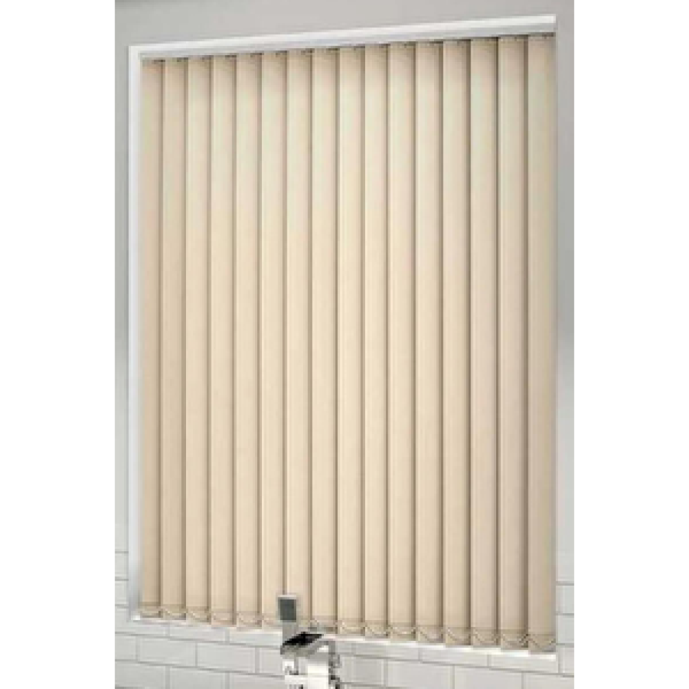 Özel Jaluzi Krem Pvc Dikey Perde Döndürülebilen Tam Açık Ya Da Tam Kapalı Pvc Dikey 220x200 cm Jaluzi Perde Fiyatı