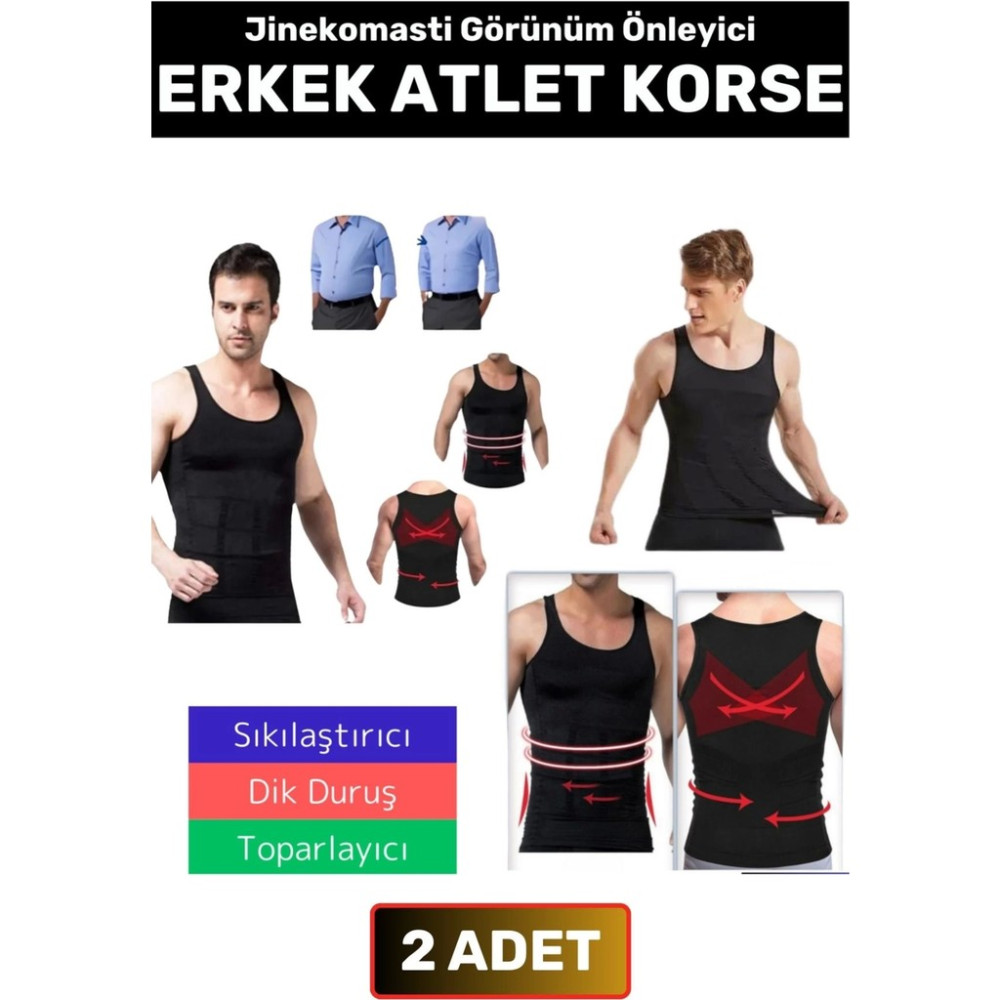 Özel Üretim Jinekomasti Dik Duruş Göbek Elastik Erkek Atlet Korse 2 Adet Bayan Korse Fiyatı