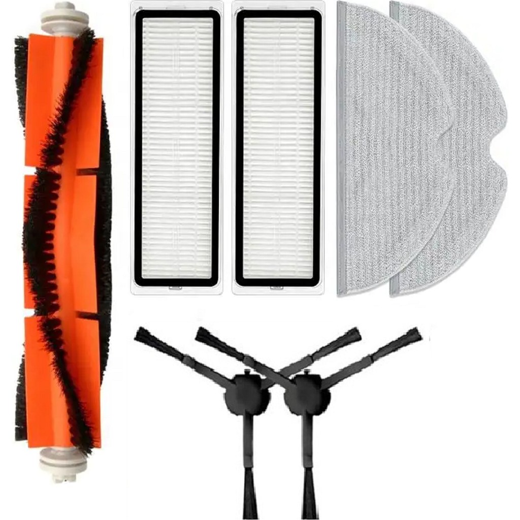 Ozemtek Xiaomi Vacuum Mop 1c,2c,vacuum Mop 2,Dreama F9 Robot Süpürge Uyumlu 7 Parça Set - Siyah Cep Telefonu Fiyatı