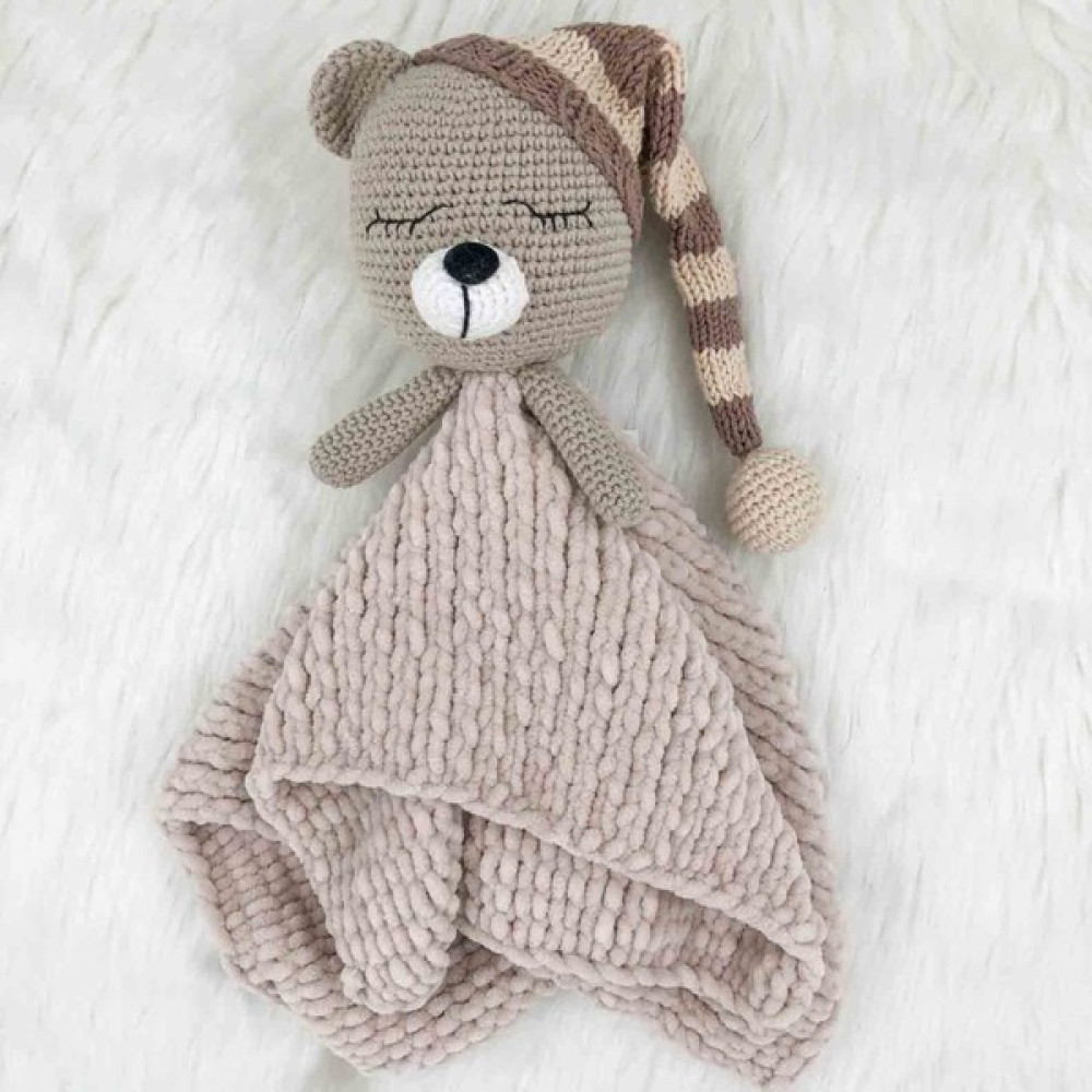 Özene Bezene Ayıcık Örgü Uyku Arkadaşı Model 1 (Amigurumi) Bebek Oyuncakları Fiyatı