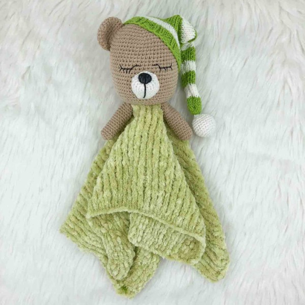 Özene Bezene Ayıcık Örgü Uyku Arkadaşı Model 12 (Amigurumi) Bebek Oyuncakları Fiyatı