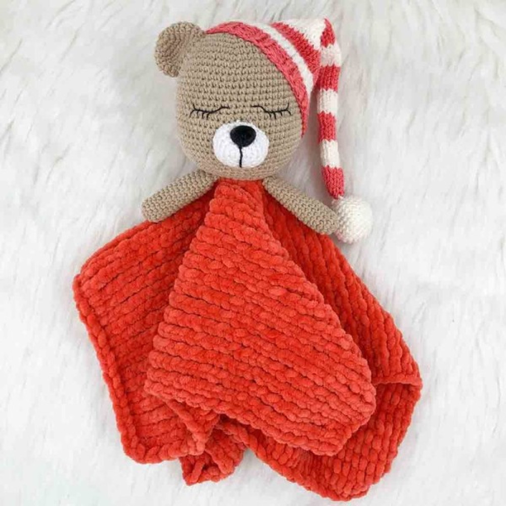Özene Bezene Ayıcık Örgü Uyku Arkadaşı Model 2 (Amigurumi) Bebek Oyuncakları Fiyatı