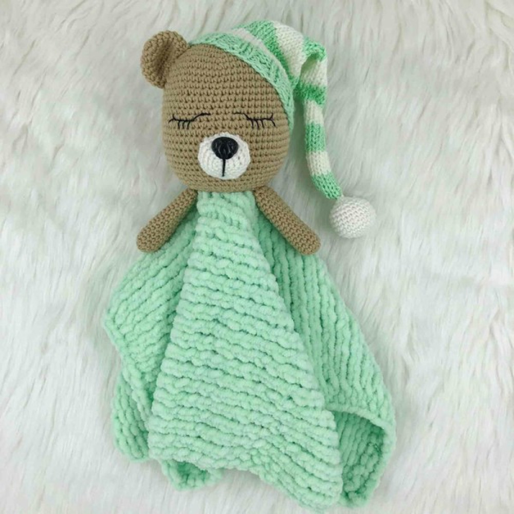 Özene Bezene Ayıcık Örgü Uyku Arkadaşı Model 8 (Amigurumi) Bebek Oyuncakları Fiyatı