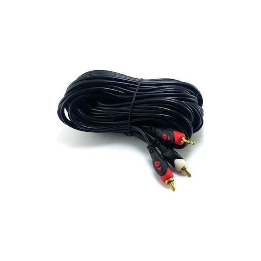 Özentek 2rca 3,5mm 5 Metre Stereo Kablo Gold - Siyah Görüntü Kablosu Fiyatı