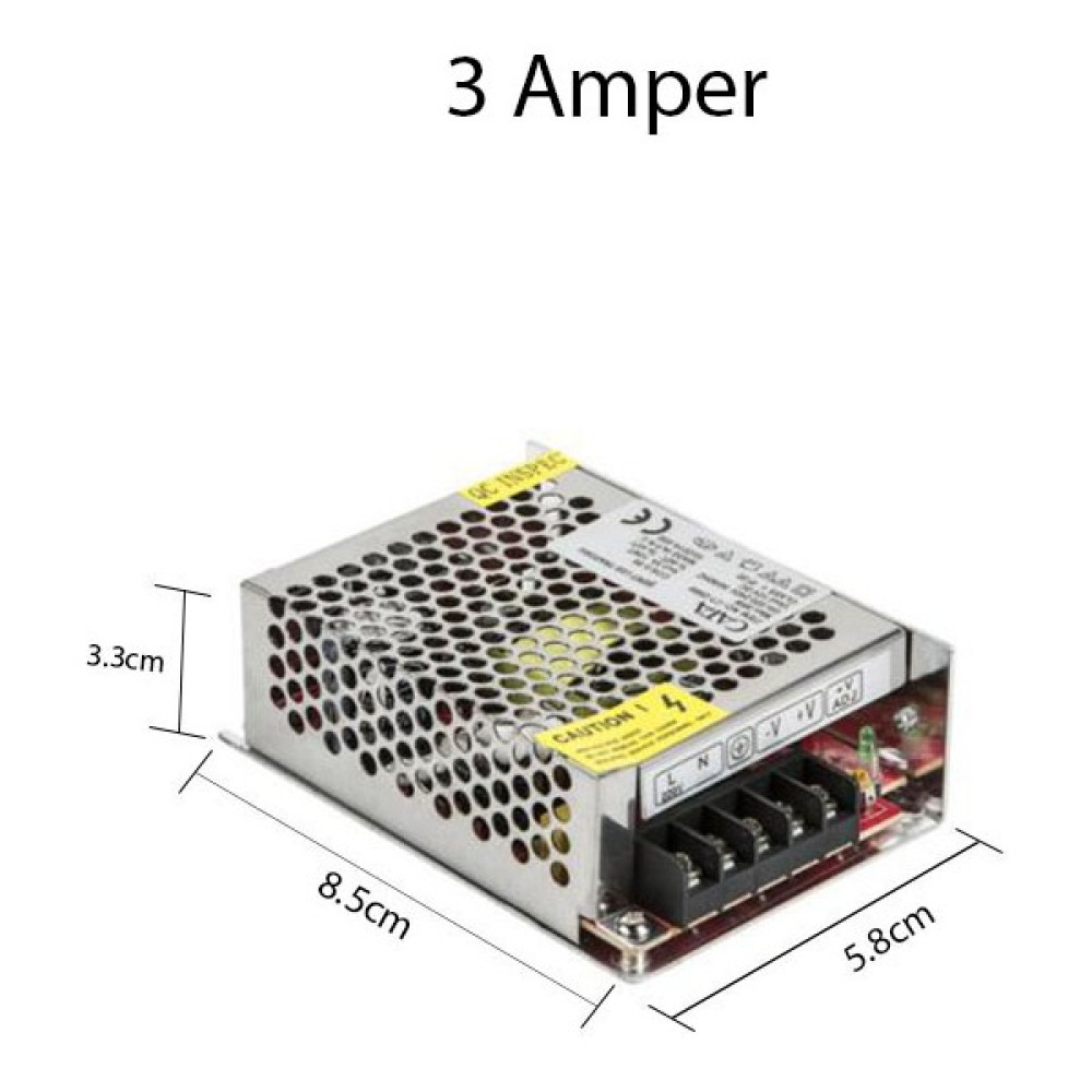Özentek Slim LED Trafo 12 Volt Metal Kasa 3 Amper Elektrikli El Aletleri Fiyatı