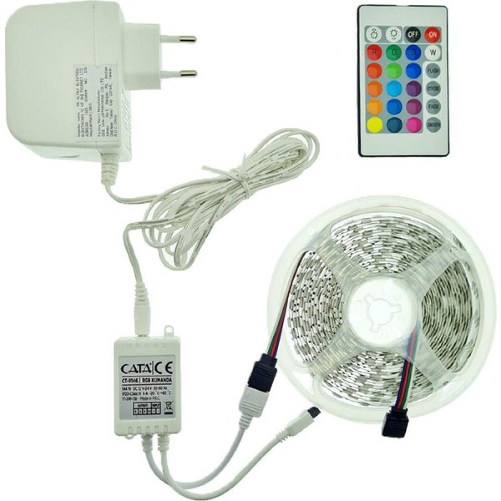 Özentek Tv Arkası Için Rgb 1 Metre Adaptör & Kumanda Şerit LED Hazır Set Led Aydınlatmalar Fiyatı
