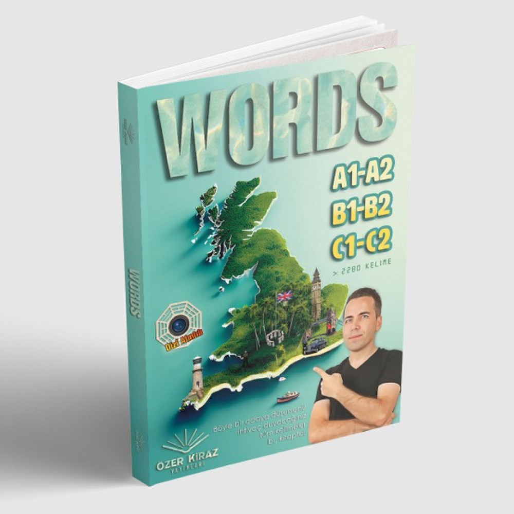 Özer Kiraz Yayınları İngilizce Kelime Kitabı Words Yabancı Dil Öğretici Kitaplar ve Eğitim Setleri Fiyatı