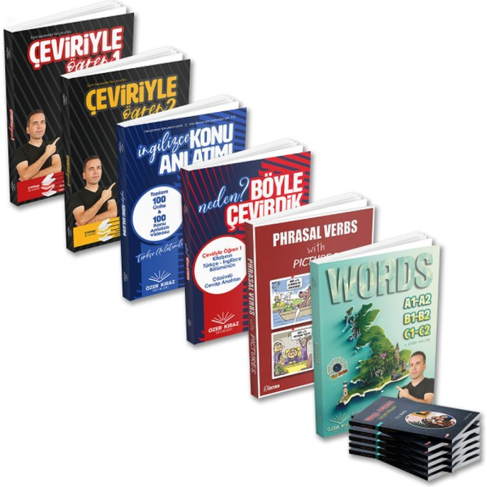 Özer Kiraz Yayınları Video Destekli Genel İngilizce Seti 7 Kitap Yabancı Dil Öğretici Kitaplar ve Eğitim Setleri Fiyatı