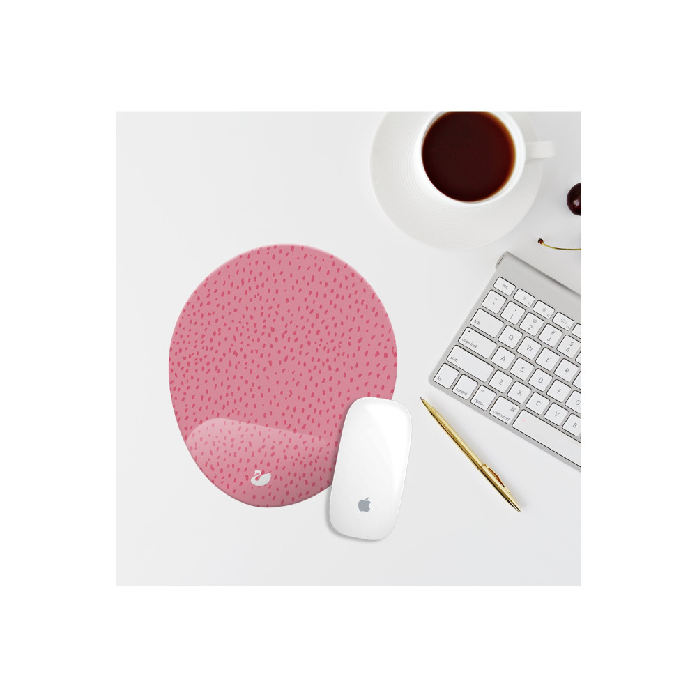Özer Store Pembe Renkli Bilek Destekli Oval Mouse Pad Mouse Altlığı Mouse Pad Fiyatı