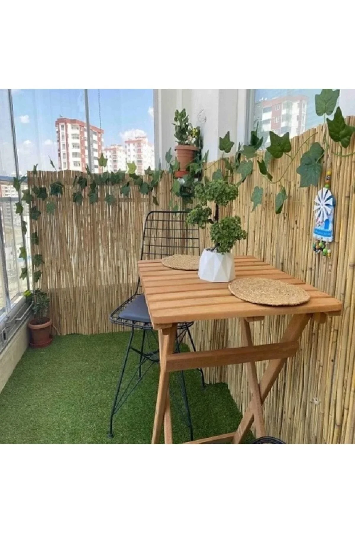 özgazi 100 Cm X 6 Metre Hasır Kamış Bahçe Çiti Balkon Çiti Dekarasyon" Bahçe Çiti Fiyatı