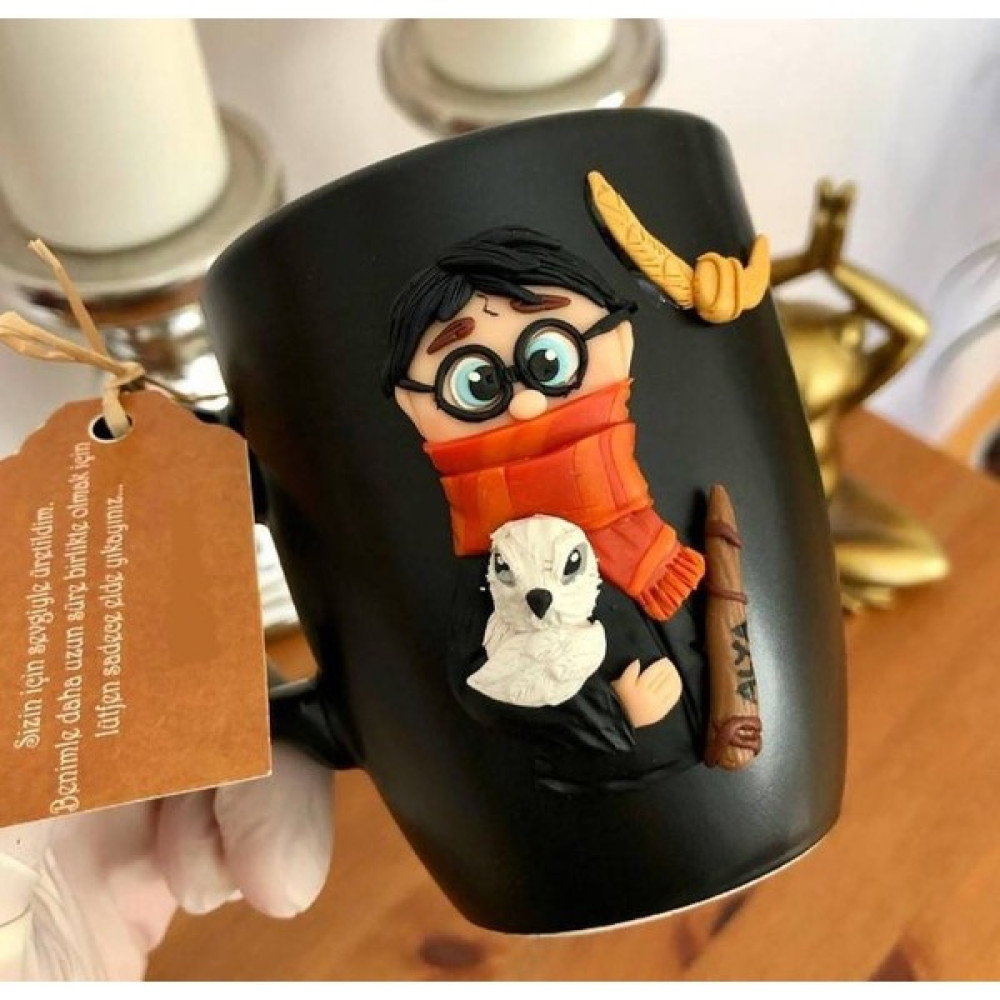 Özgün Art Store Harry Potter Kupa | El Yapımı Kupa | Seramik Kupa | Polimer Kil Kupa | Tasarım Kupa | Kişiye Özel Kupa | Hediyelik Kupa | Kahve Kupası Fincan / Bardak / Kahve Takımı Fiyatı