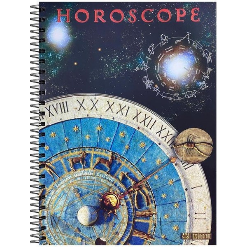 Özgün Defter Özgün Horos A4 Spiralii Karton Kapak Defter 180 Yaprak Kareli 4 Bölmeli Spiralli Defter Fiyatı