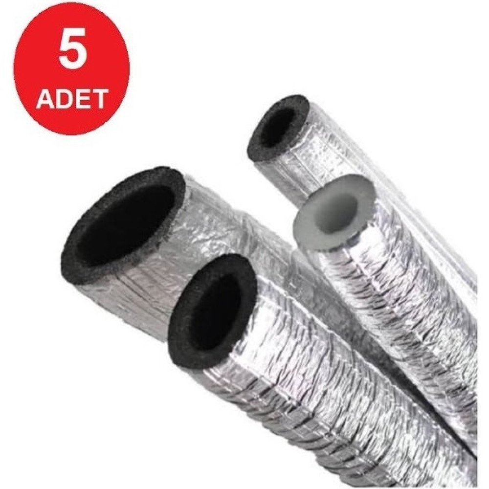 Özgün Yapı Izocam Folyolu Boru Kılıfı 28 mm (3/4) 5 Adet 10 Metre Dış Cephe Yalıtım Malzemeleri Fiyatı
