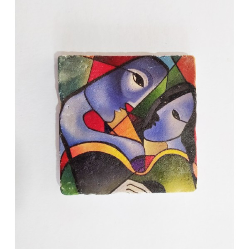 Özgür Sanat Atölyesi Doğal Taş Banyo Gider Kapağı 10X10 cm - Renkli - 10 x 10 cm Banyo Aksesuarları Fiyatı