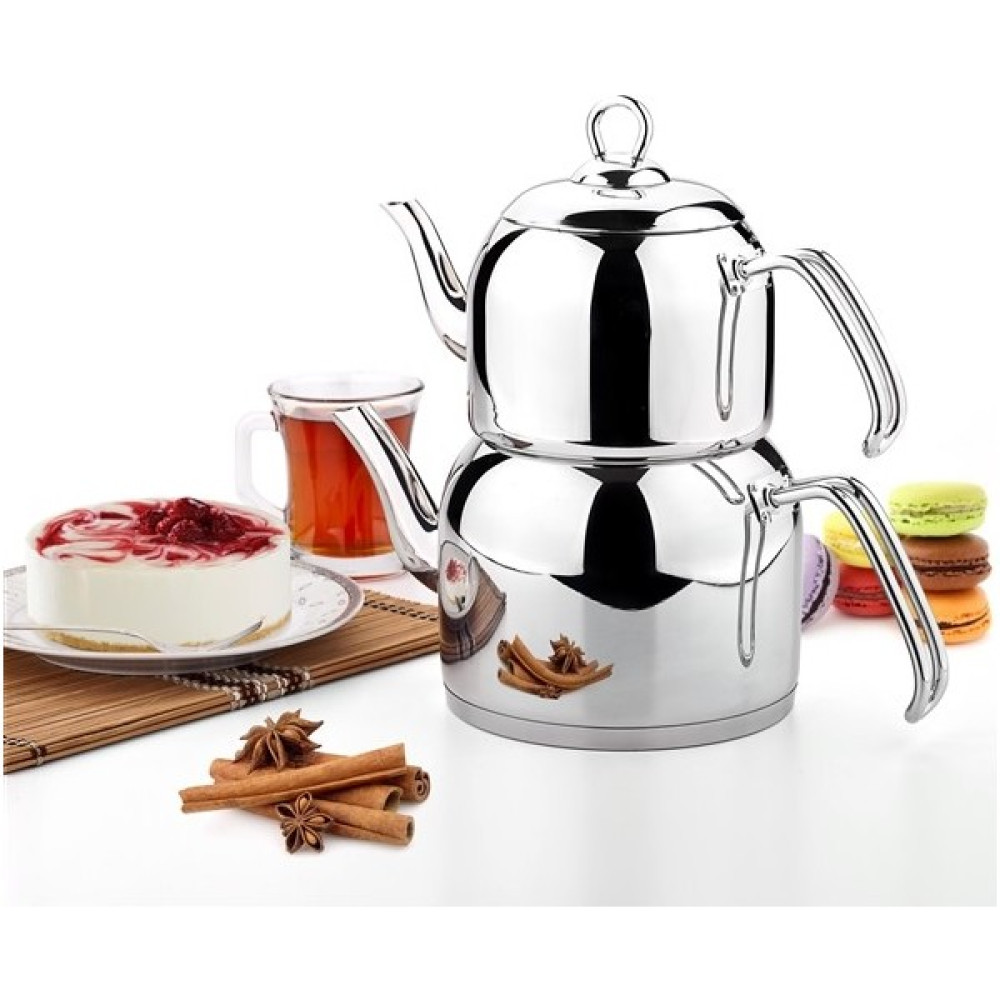 Özkent 305 Menekşe Mini Çaydanlık Çelik Saplı Çay / Çaydanlık Setleri Fiyatı