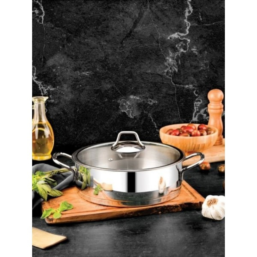 Özlife Ekin Karnıyarık Çelik Tekli Tencere Sade 6 lt 30 x 10 cm - Inox Tencereler Fiyatı