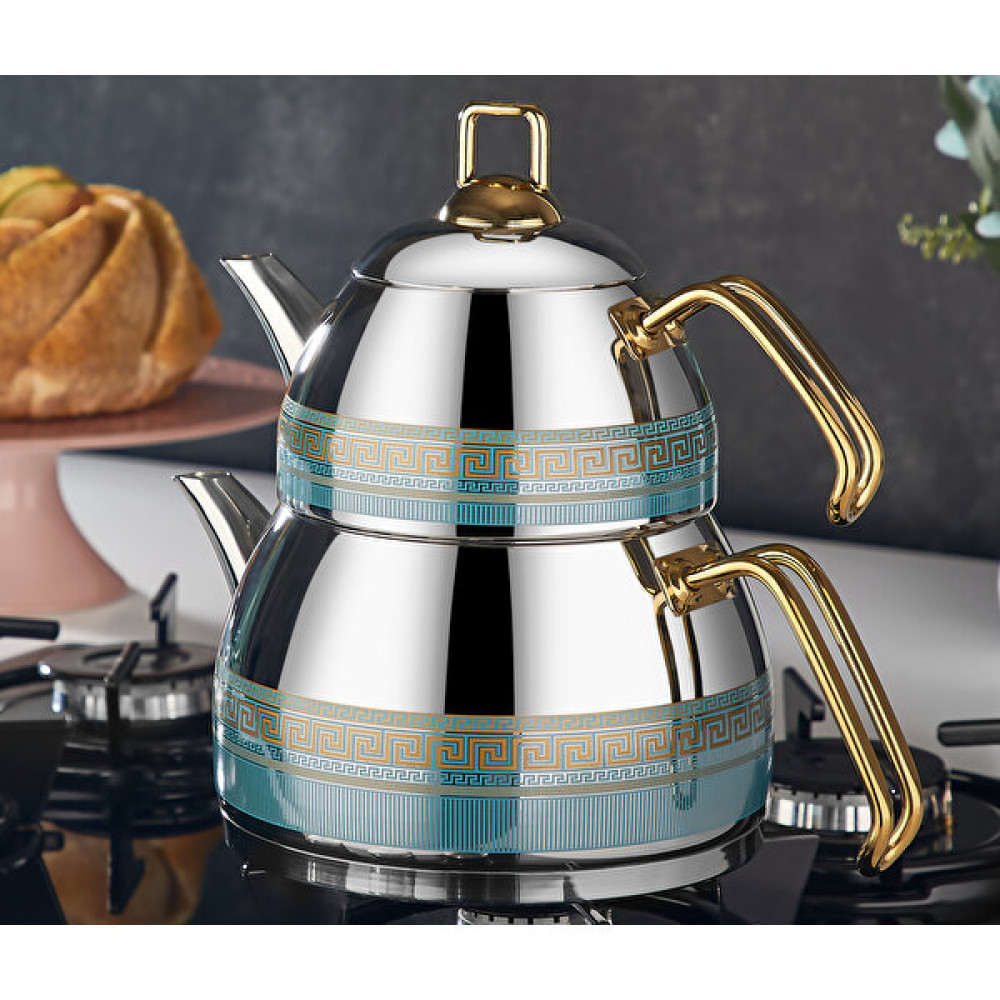 Özlife Mini Boy Çelik Çaydanlık Takımı Çay / Çaydanlık Setleri Fiyatı