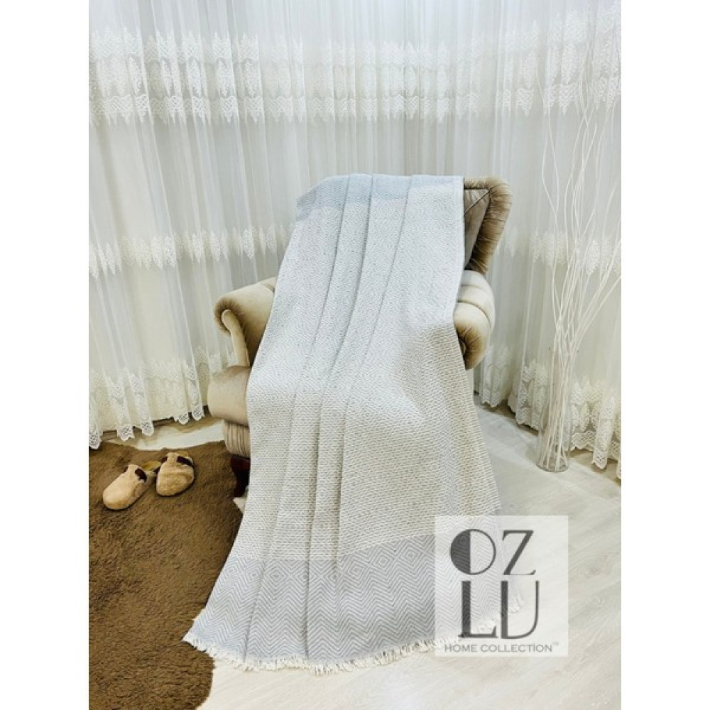 Özlü Home Lüks Pamuklu Koltuk-Çekyat Örtüsü 170X220 Siyah Çift Taraflı Terletmez Kaymaz - Gri - 170 x 210 cm Koltuk & Kanepe Örtüsü Fiyatı