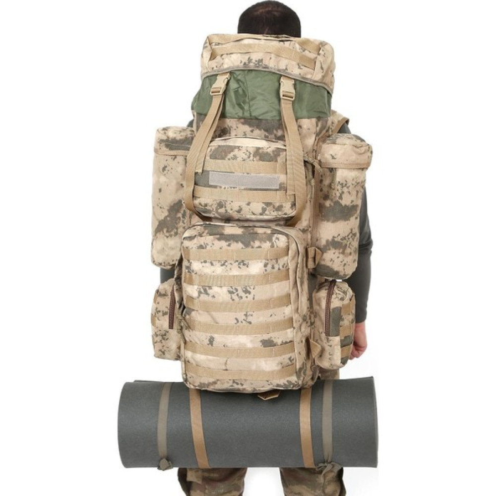 Özmert Askeri Malzeme 110 Lt Çöl Kamuflaj Operasyon Askeri Dağcı Taktik Çanta Sırt Çantası (Outdoor) Fiyatı
