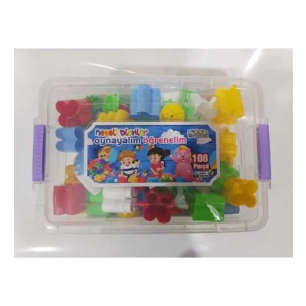 Özmiş Oyuncak Can Oyuncak 108 Parça Büyük Boy LEGO - Renkli Bebek Oyuncakları Fiyatı