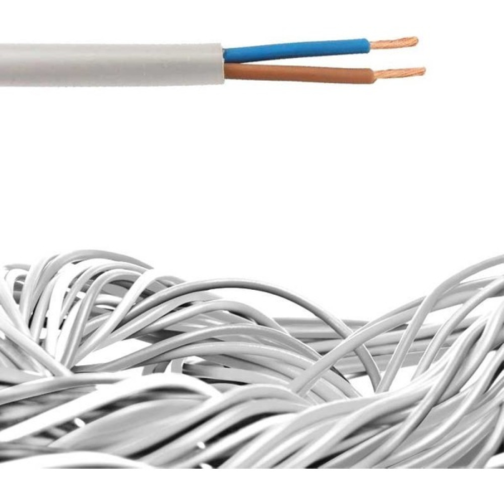 Öznur 2 x 1,5 mm Ttr Çok Damarlı Beyaz Kablo %100 Bakır 9 Metre Elektrik ve Aydınlatma Fiyatı