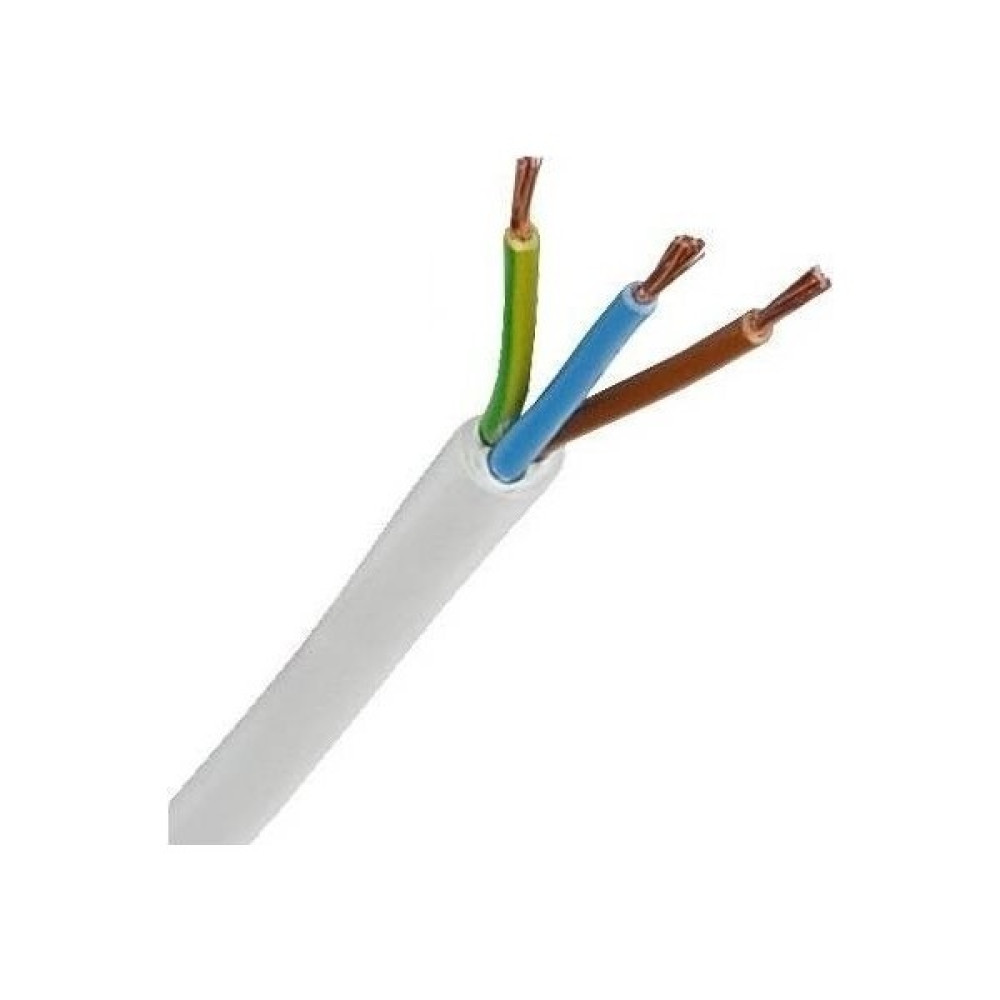 Öznur 3 x 1,5 TTR Kablo 2 m Beyaz Tam Bakır Elektrik ve Aydınlatma Fiyatı