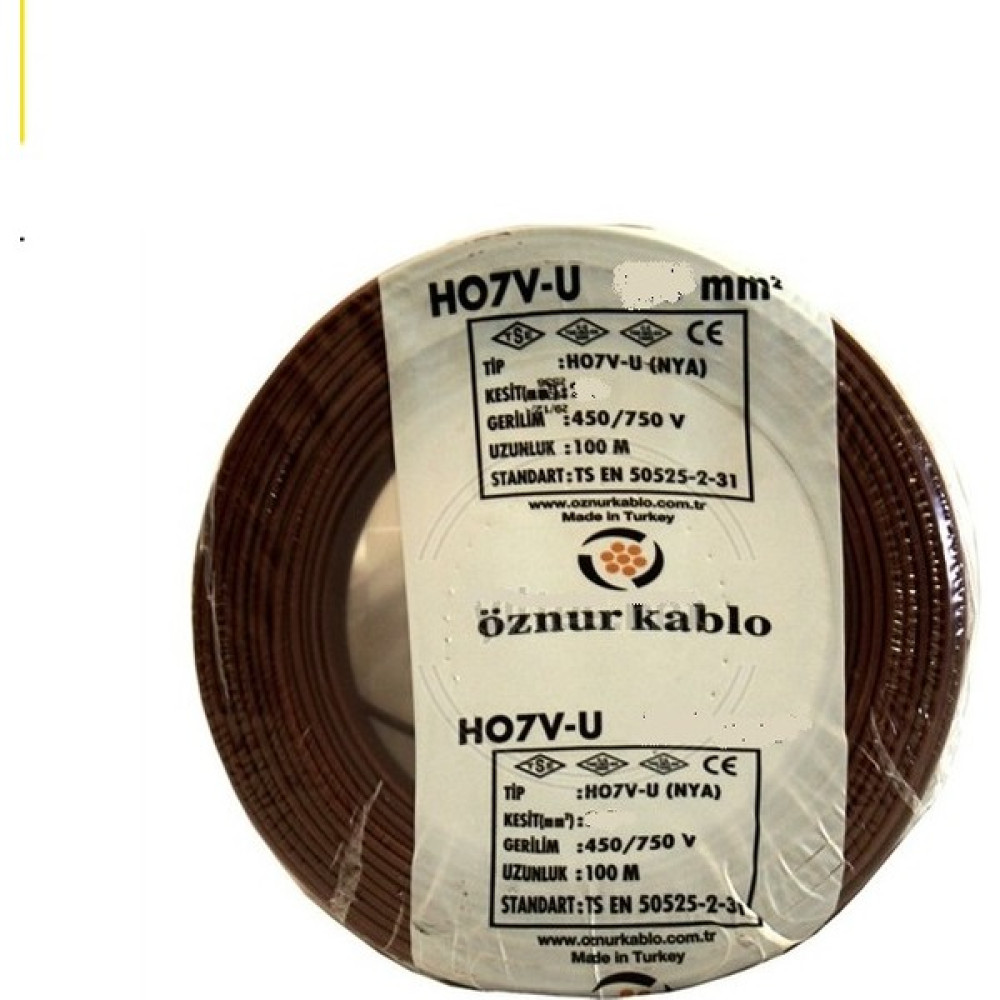 Öznur Kablo 10 Mm Nya Kahverengi 10 Metre Oto Boyaları Fiyatı