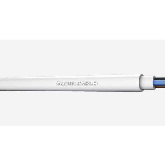 Öznur Ttr 2x1 mm Beyaz H05VV-F Kablo Güç Kablosu Fiyatı