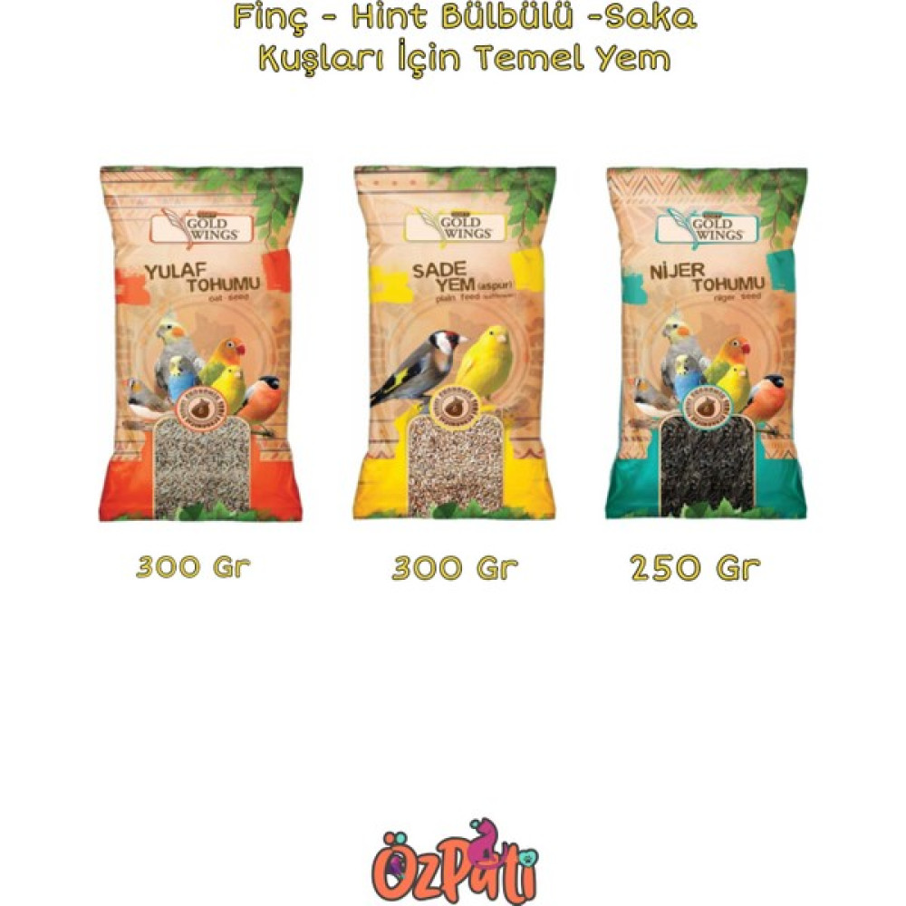 ÖzPati Tropical Finç + Saka + Hint Bülbülü Yem Yulaf Tohumu + Aspur +Nijer Evcil Hayvan Ürünleri Fiyatı