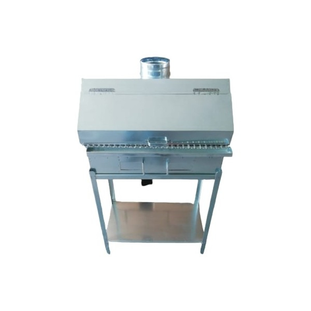 Özsal Davlumbazlı Sehpalı-Odun-Kömürlü Mangal-Barbekü - 59x32 Bahçe Mangalı & Barbekü Fiyatı