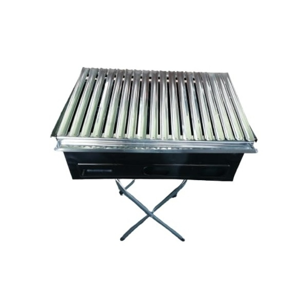 Özsal Kamp Mangalı-42 x 27 cm-Katlanır Ayaklık-Krom Çelik Izgaralı - 42 Bahçe Mangalı & Barbekü Fiyatı