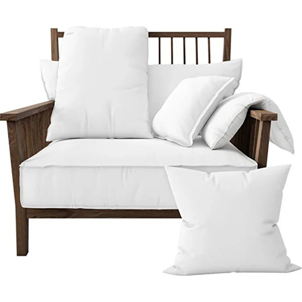 Özsay Home 3 Adet Kırlent Yastık Premium Elyaf Dolgulu Nefes Alan Dış Yüzey - 5 Farklı Ebat! - 43 x 43 cm - Beyaz Kırlent / Mobilya Yastığı Fiyatı