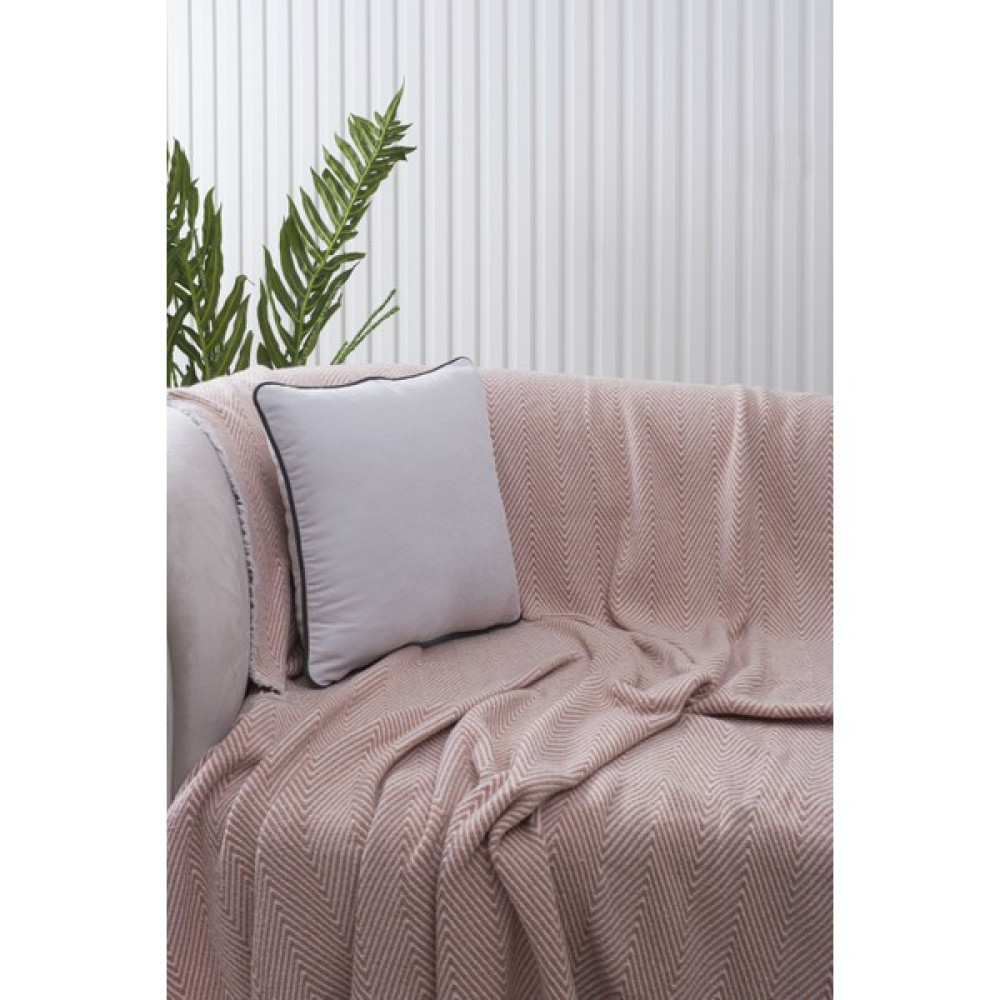 Özsay Home Açık Gri Panorama Koyu Yeşil Biyeli Kırlent Kılıfı 45x45 - 3 Farklı Biye Seçeneğiyle! - 45 x 45 cm Kırlent / Mobilya Yastığı Fiyatı