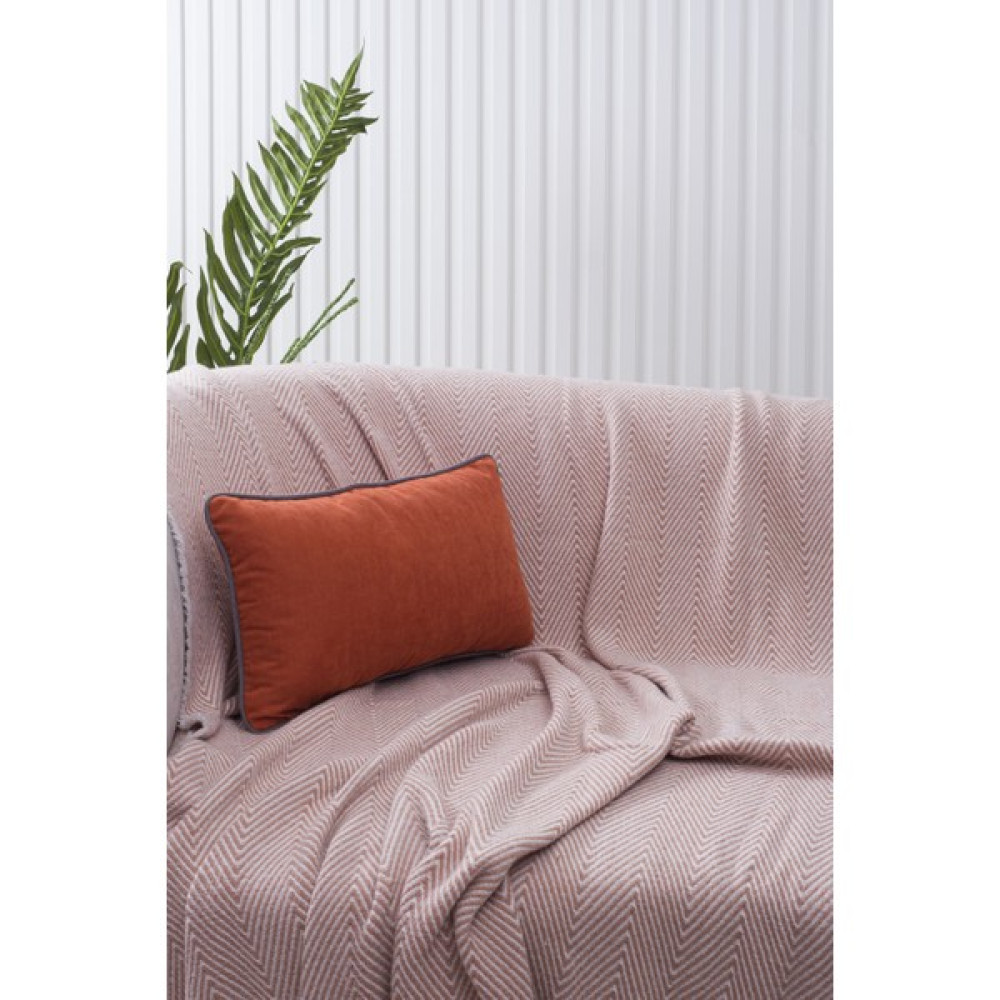 Özsay Home Turuncu Panorama Gri Biyeli Kırlent Kılıfı 30x50 - 3 Farklı Biye Seçeneğiyle! - 30 x 50 cm Kırlent / Mobilya Yastığı Fiyatı